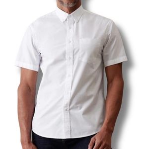 NEW WITH TAG. BANANA REPUBLIC MEN SLIM SOFT-WASH SHIRT. ORGANIC COTTON FABRIC.